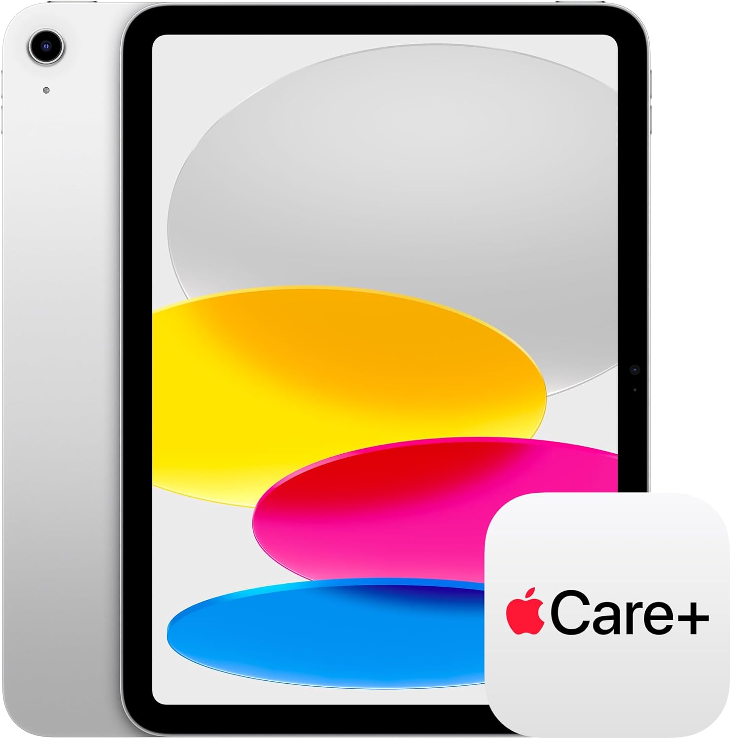 Apple iPad 11 吋：A16 晶片、11 吋型號、液態視網膜顯示器、128GB、Wi-Fi 6、12MP 前置/12MP 後置相機、Touch ID、全天電池續航時間 — 銀色，含 AppleCare+（2 年）